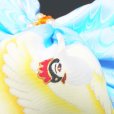 画像3: リボンスカーフ　火の鳥 (ブルー・ピンク・モノクロ) (3)